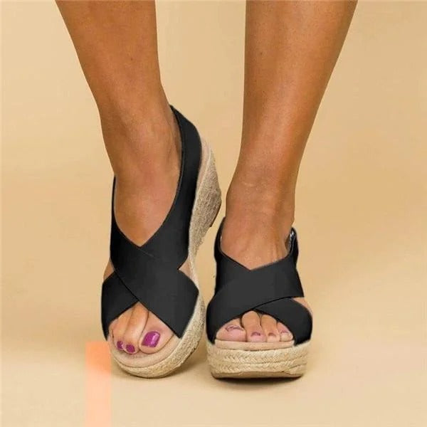 CM | Elegantes sandalias de cuña