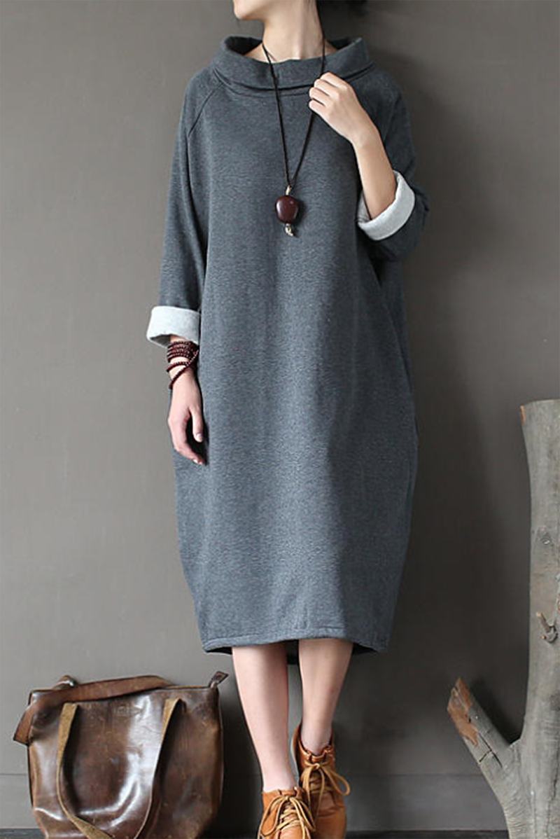 CM | Vestido largo de jersey