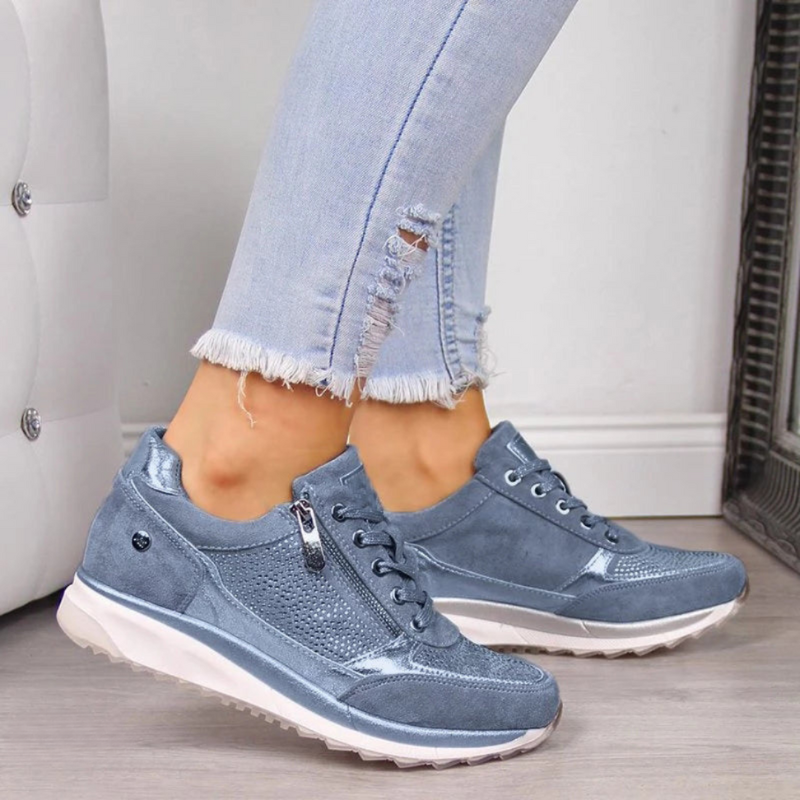 CM | Zapatillas metálicas con cremallera
