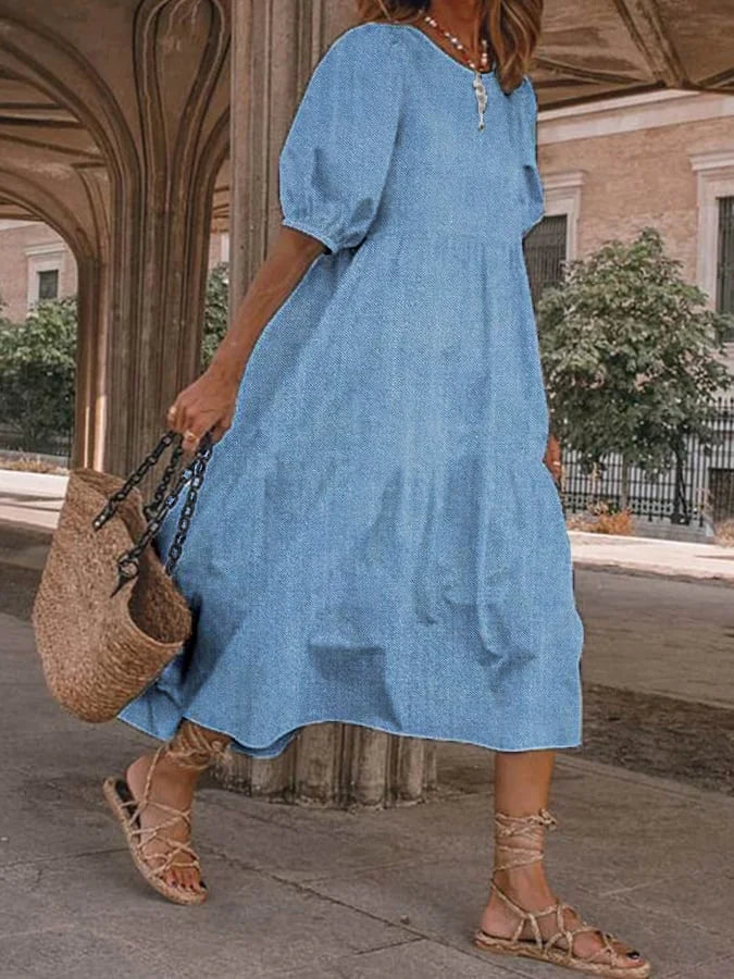 CM | Vestido vaquero Ava: elegancia informal