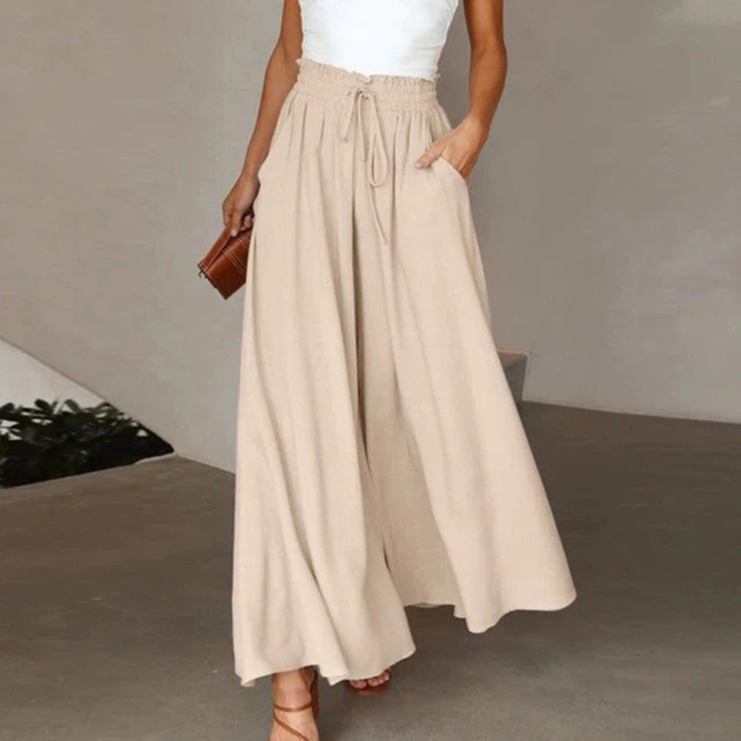 CM | Pantalones sueltos lisos