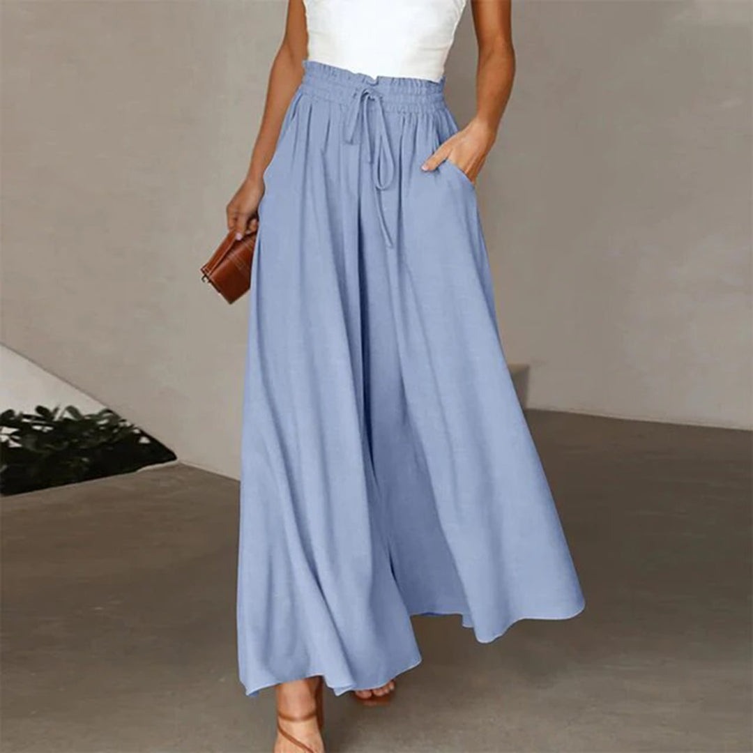 CM | Pantalones sueltos lisos
