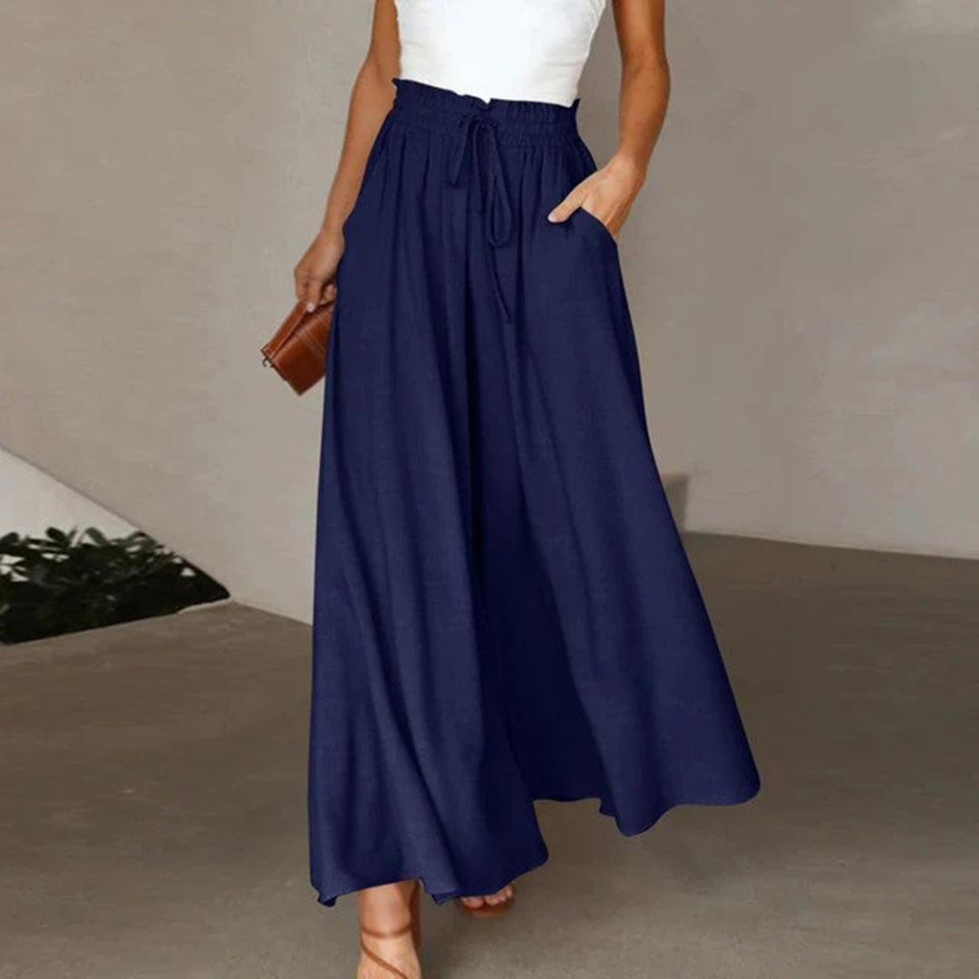 CM | Pantalones sueltos lisos