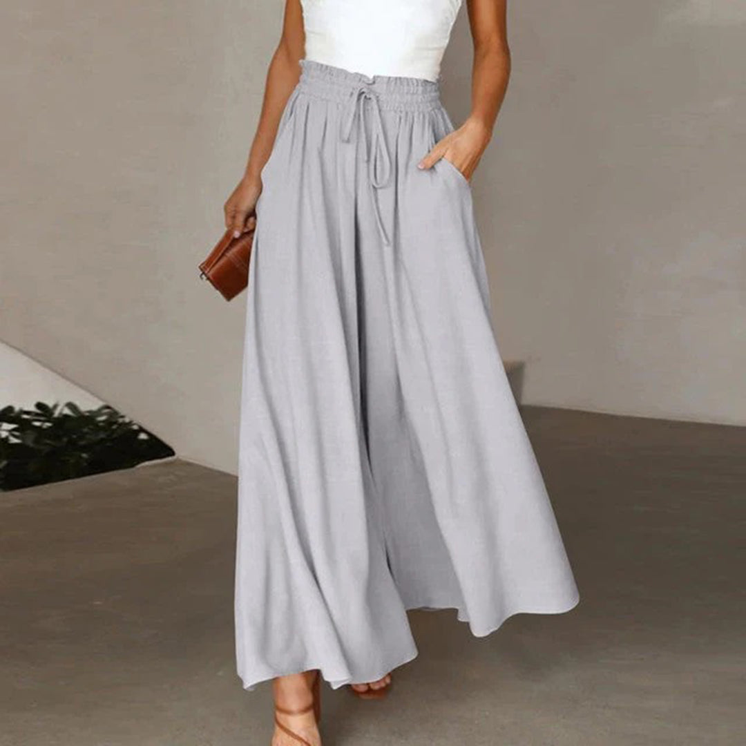 CM | Pantalones sueltos lisos