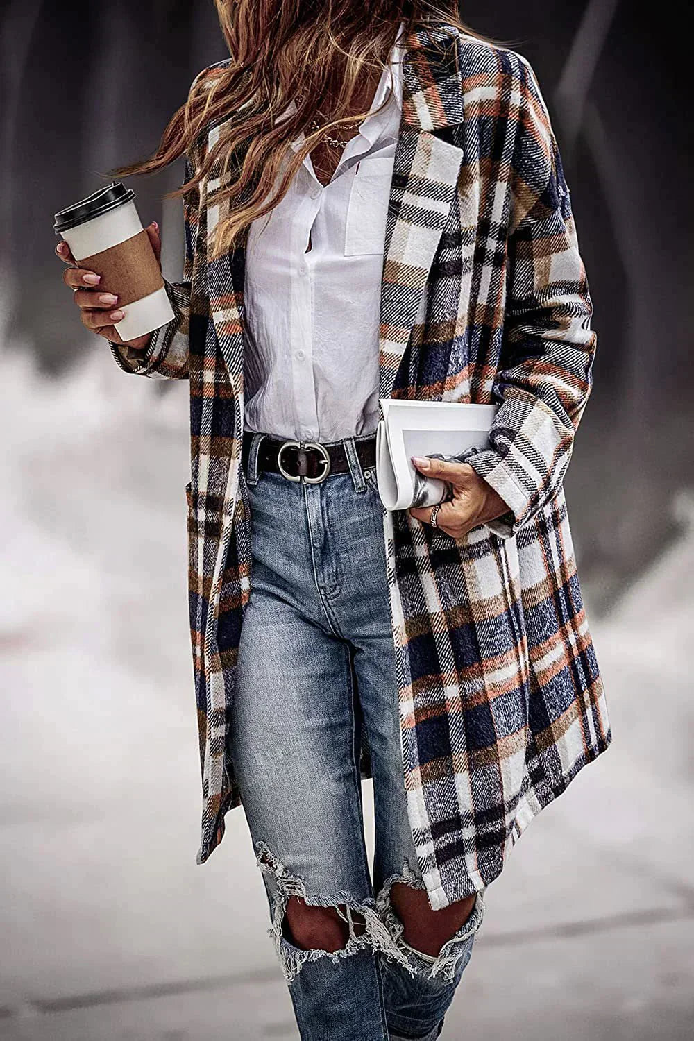 CM | Abrigo de invierno informal y a la moda