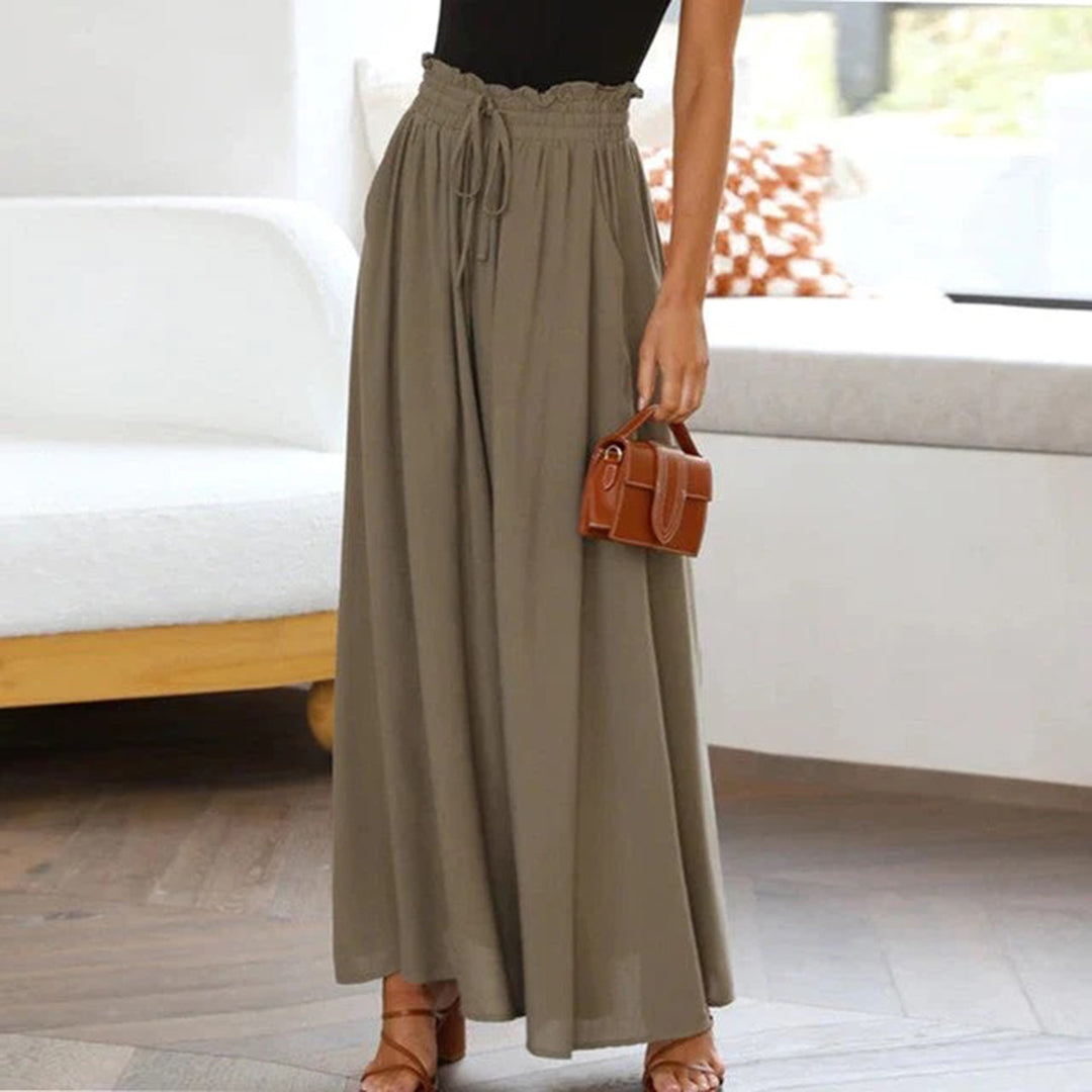 CM | Pantalones sueltos lisos