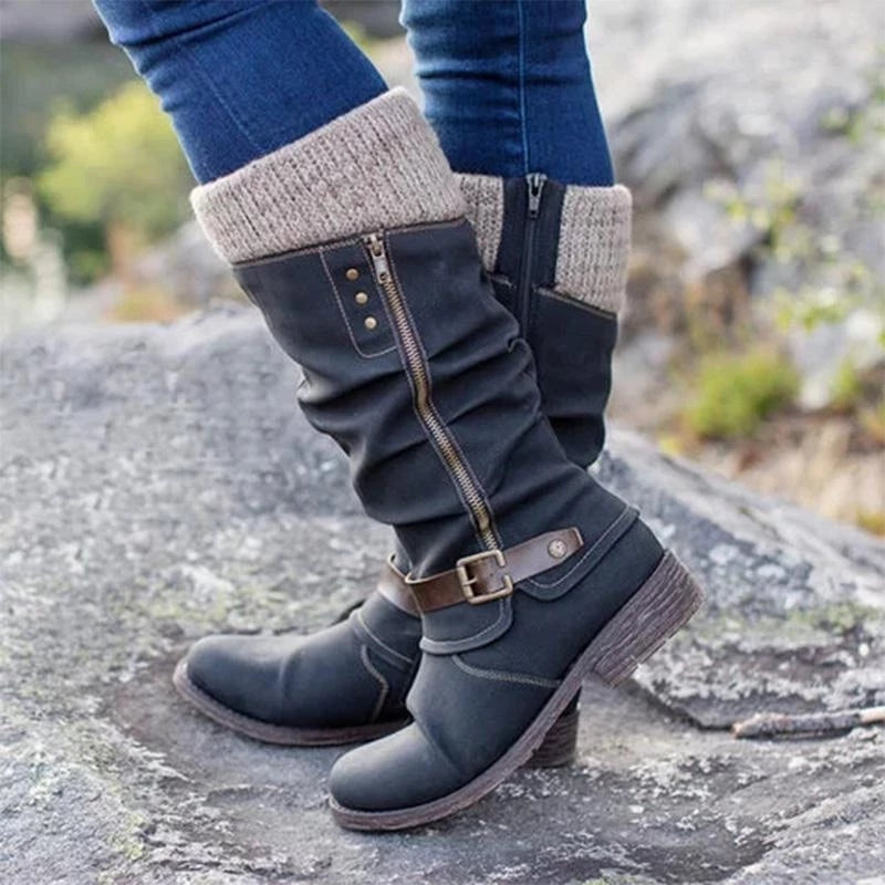 CM | Botas ortopédicas con tacón plano
