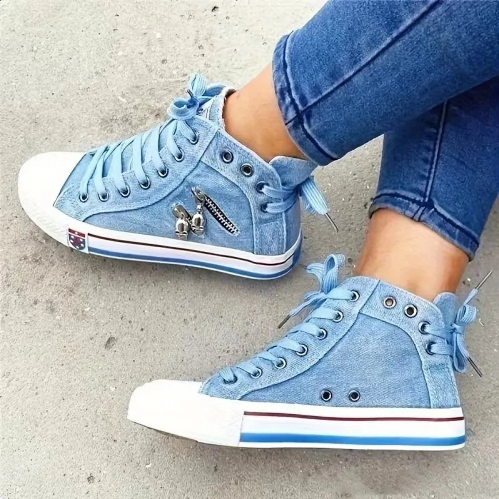 CM | Zapatillas vaqueras con suela blanca