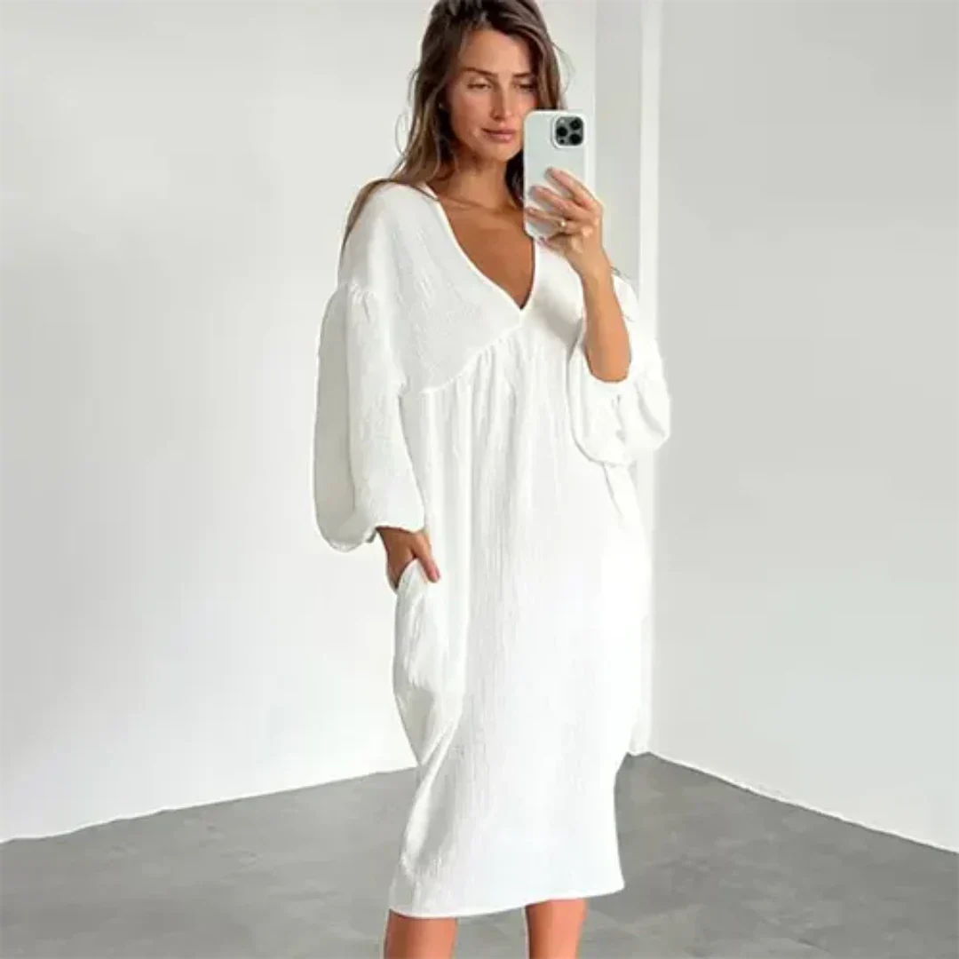 CM | Vestido de invierno relajado y elegante