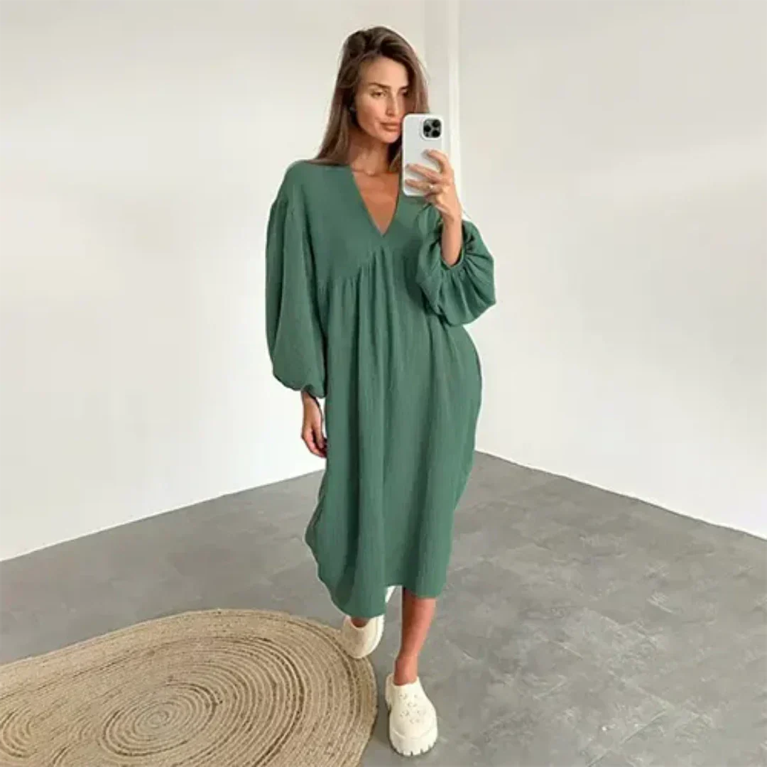 CM | Vestido de invierno relajado y elegante