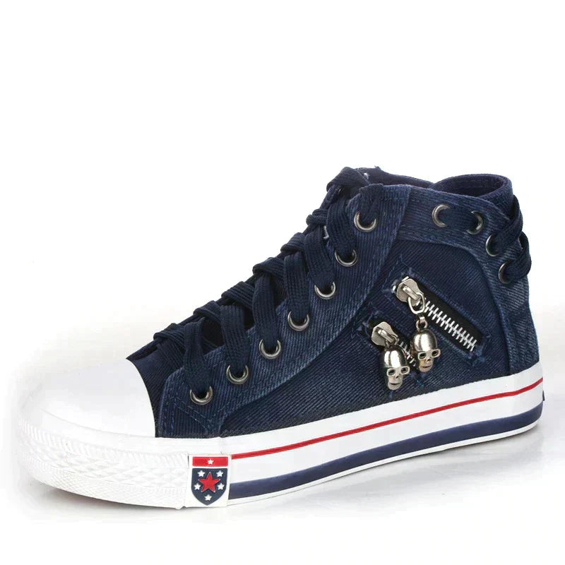 CM | Zapatillas vaqueras con suela blanca