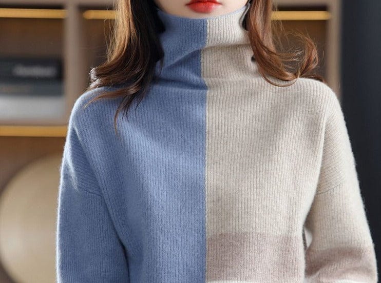 CM | A'leurs - Elegante jersey de cuello alto de invierno