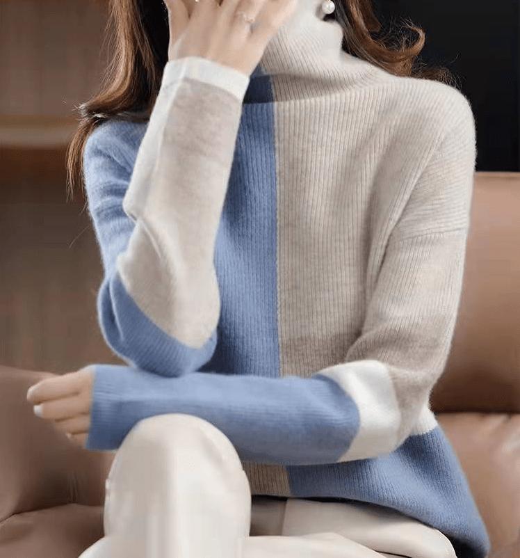 CM | A'leurs - Elegante jersey de cuello alto de invierno