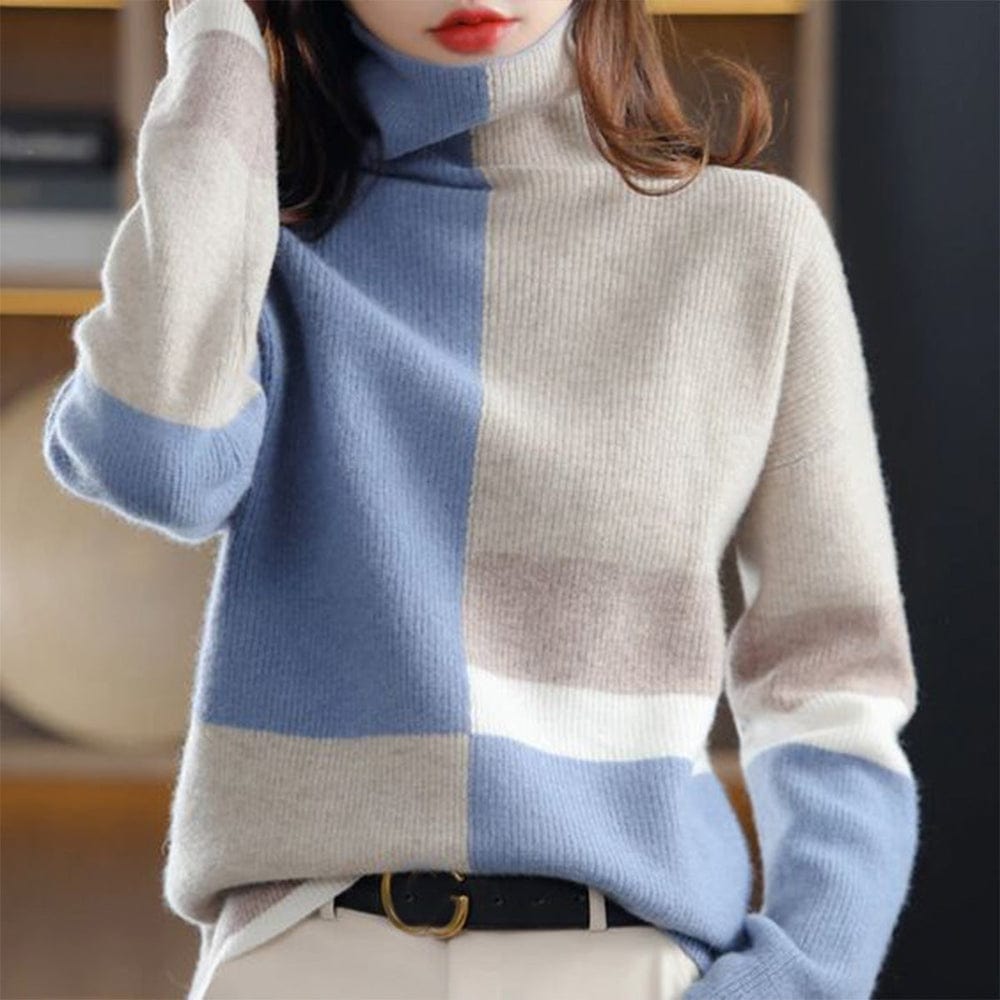CM | A'leurs - Elegante jersey de cuello alto de invierno