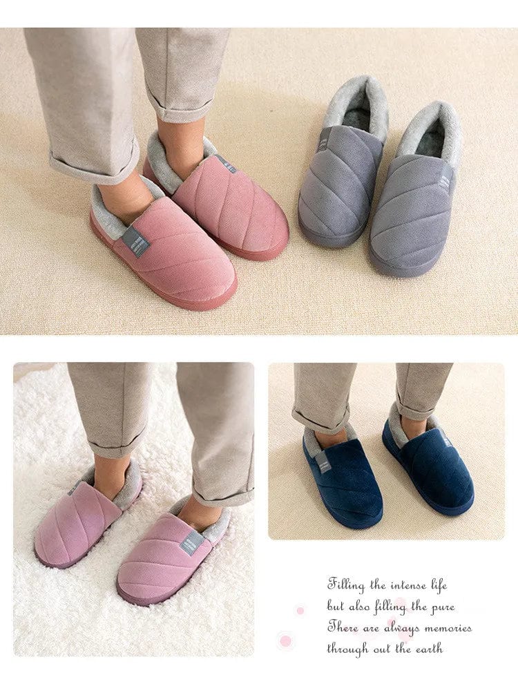 CM | Zapatillas de invierno mullidas y cálidas 2024