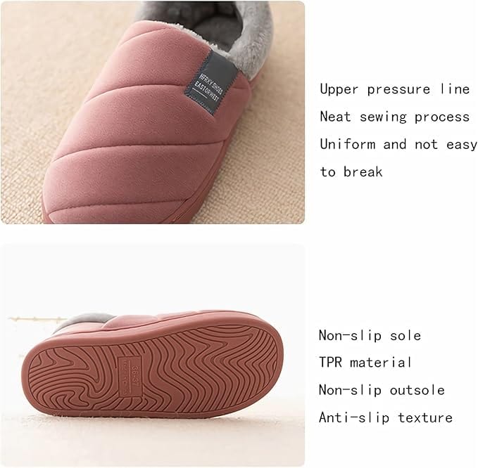 CM | Zapatillas de invierno mullidas y cálidas 2024