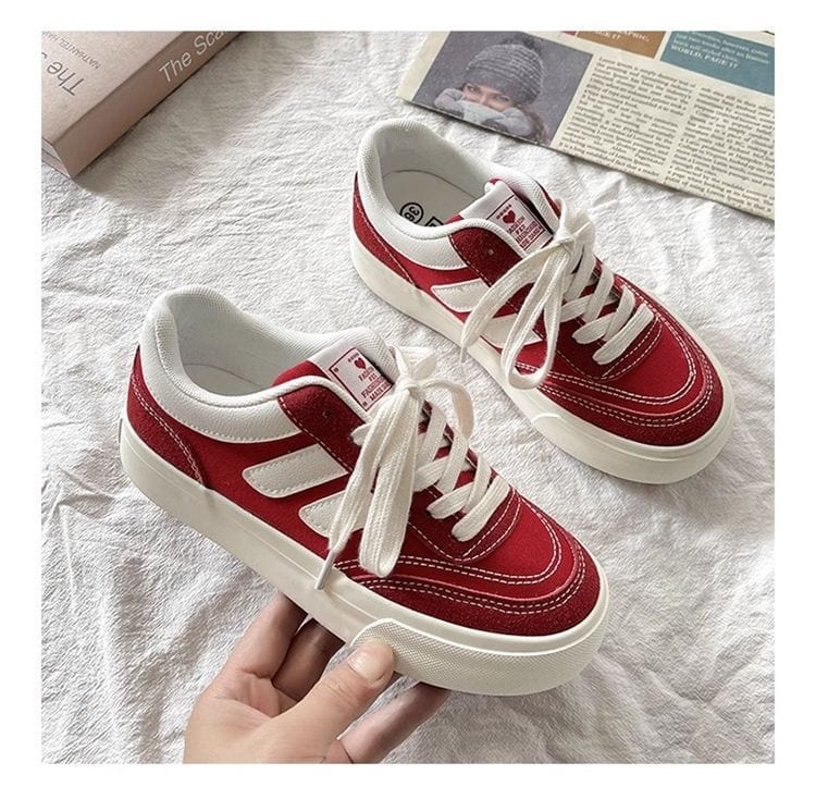 CM | Zapatillas de lona con suela gruesa 2024