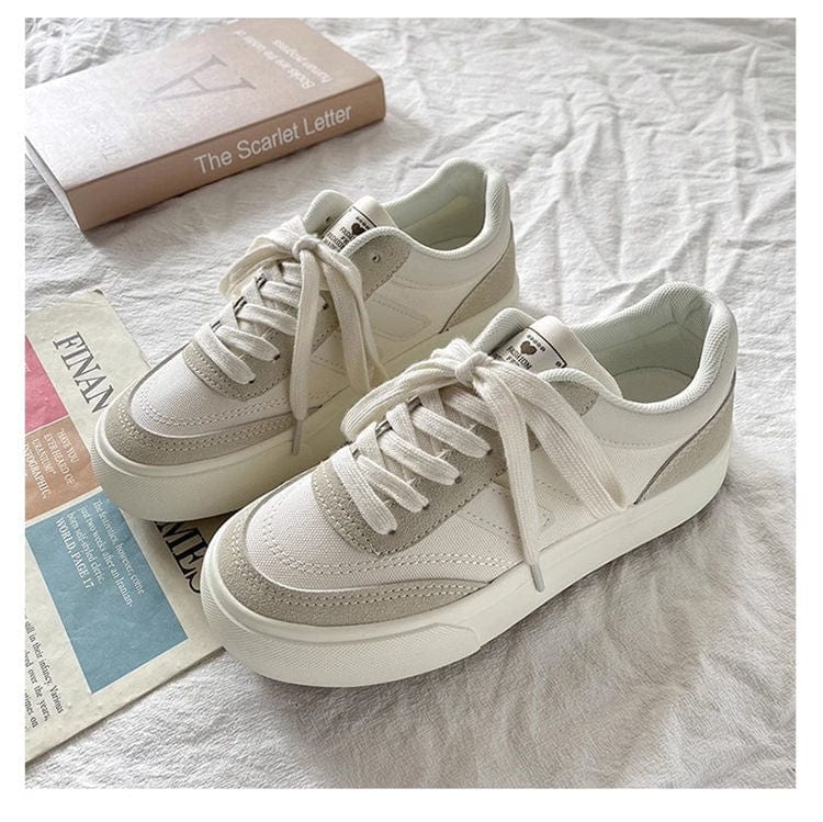 CM | Zapatillas de lona con suela gruesa 2024