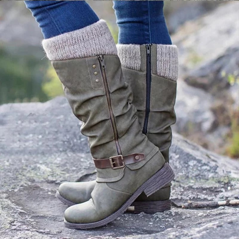 CM | Botas ortopédicas con tacón plano
