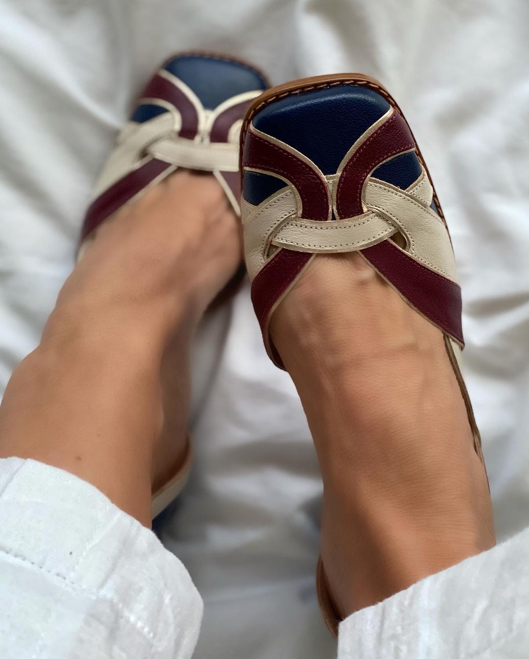 CM | tacones en bloque de estilo vintage