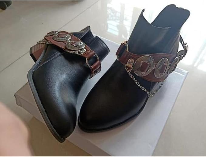 CM | Zapatos Chunky Tacón Medio Vintage