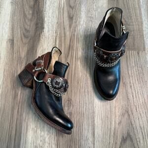 CM | Zapatos Chunky Tacón Medio Vintage