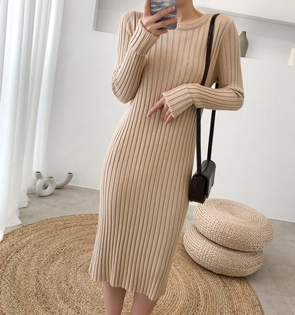 CM | Vestido de dos piezas con abertura jersey de punto