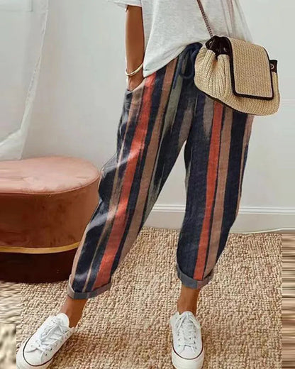 CM | Pantalones de cuerda enrollados