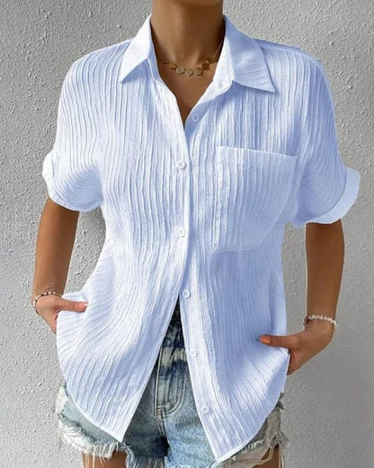 CM | Elegante y cómoda camisa monocolor