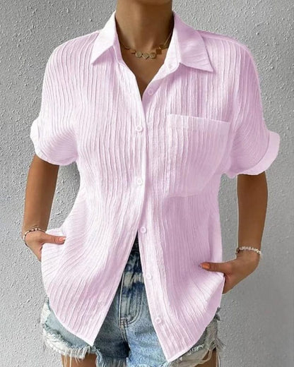 CM | Elegante y cómoda camisa monocolor