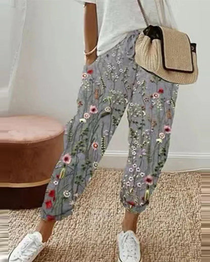CM | Pantalones de cuerda enrollados