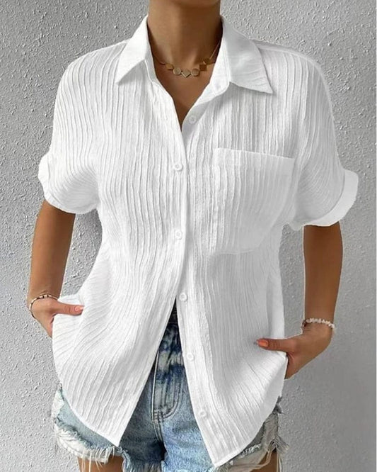 CM | Elegante y cómoda camisa monocolor
