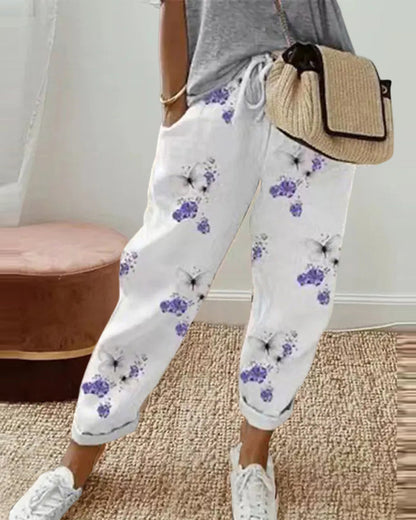 CM | Pantalones de cuerda enrollados
