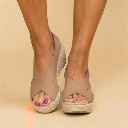CM | Elegantes sandalias de cuña