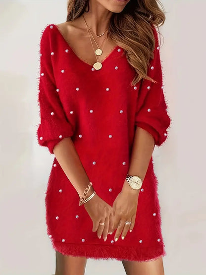 CM | Acogedor vestido jersey de punto