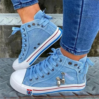 CM | Zapatillas vaqueras con suela blanca