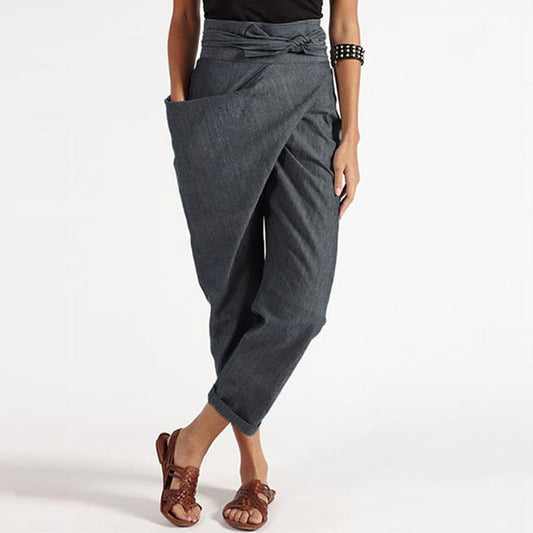 CM | Elegante pantalón corto con parte delantera envolvente