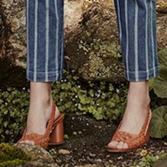 CM | Tacones Altos Sandalias Vintage