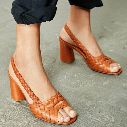 CM | Tacones Altos Sandalias Vintage