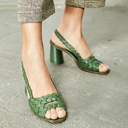 CM | Tacones Altos Sandalias Vintage