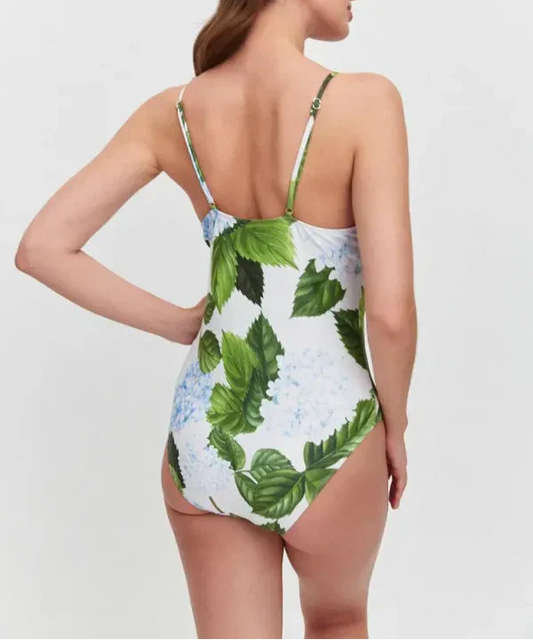 CM | Elegante bañador floral con falda