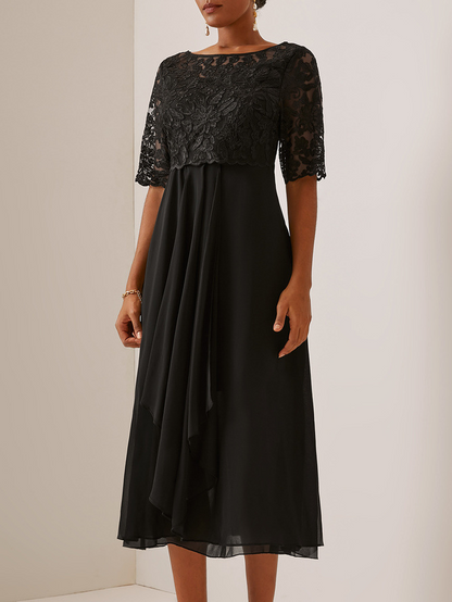 CM | Vestido de invierno clásico y cómodo de Saffron