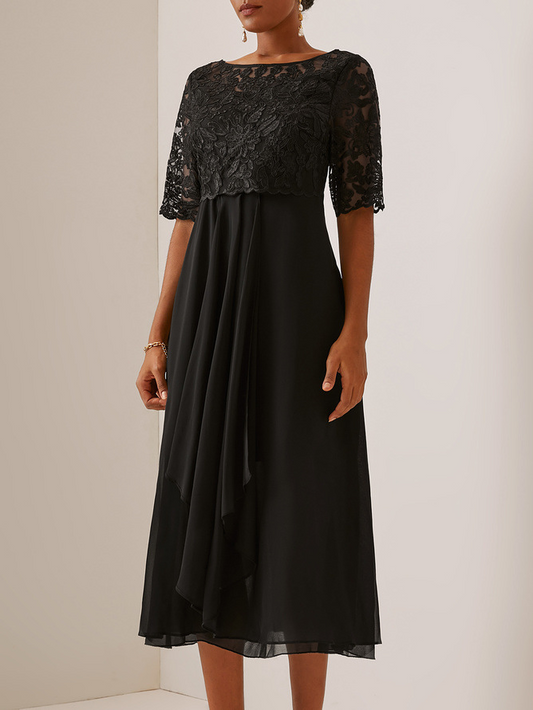 CM | Vestido de invierno clásico y cómodo de Saffron