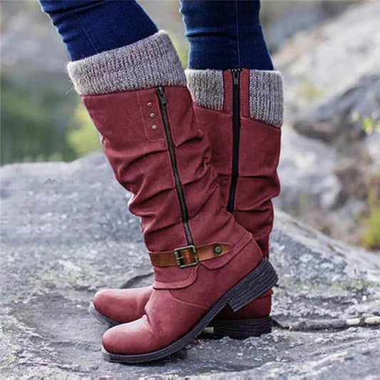 CM | Botas ortopédicas con tacón plano