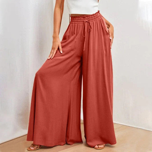 CM | Pantalones sueltos lisos