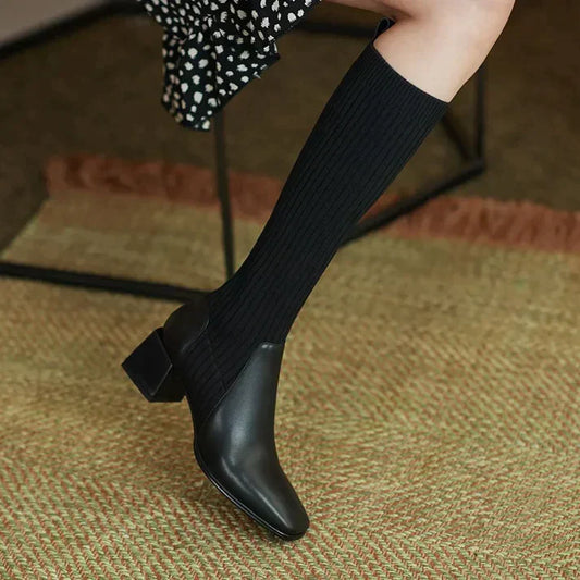 CM | Botas | Botas hasta la pantorrilla con tacón alto