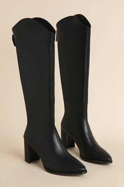 CM | - Botas de piel hasta la rodilla