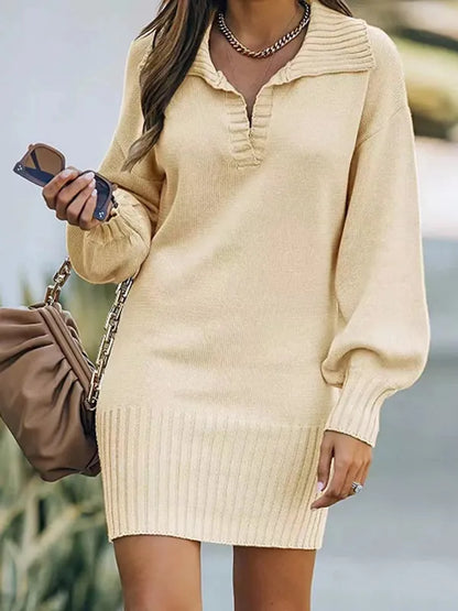 CM | Vestido jersey de punto para mujer