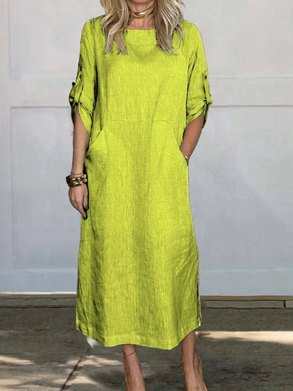 CM | vestido jersey con bolsillos