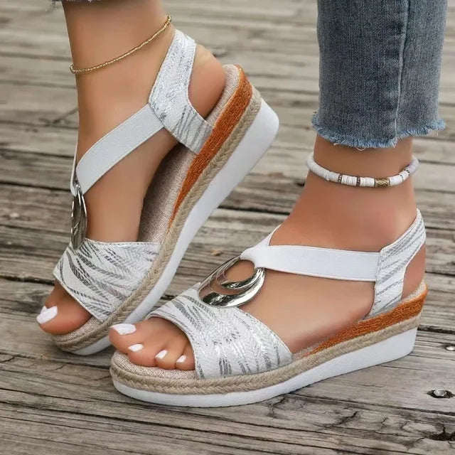 CM | Sandalias con tacón de cuña